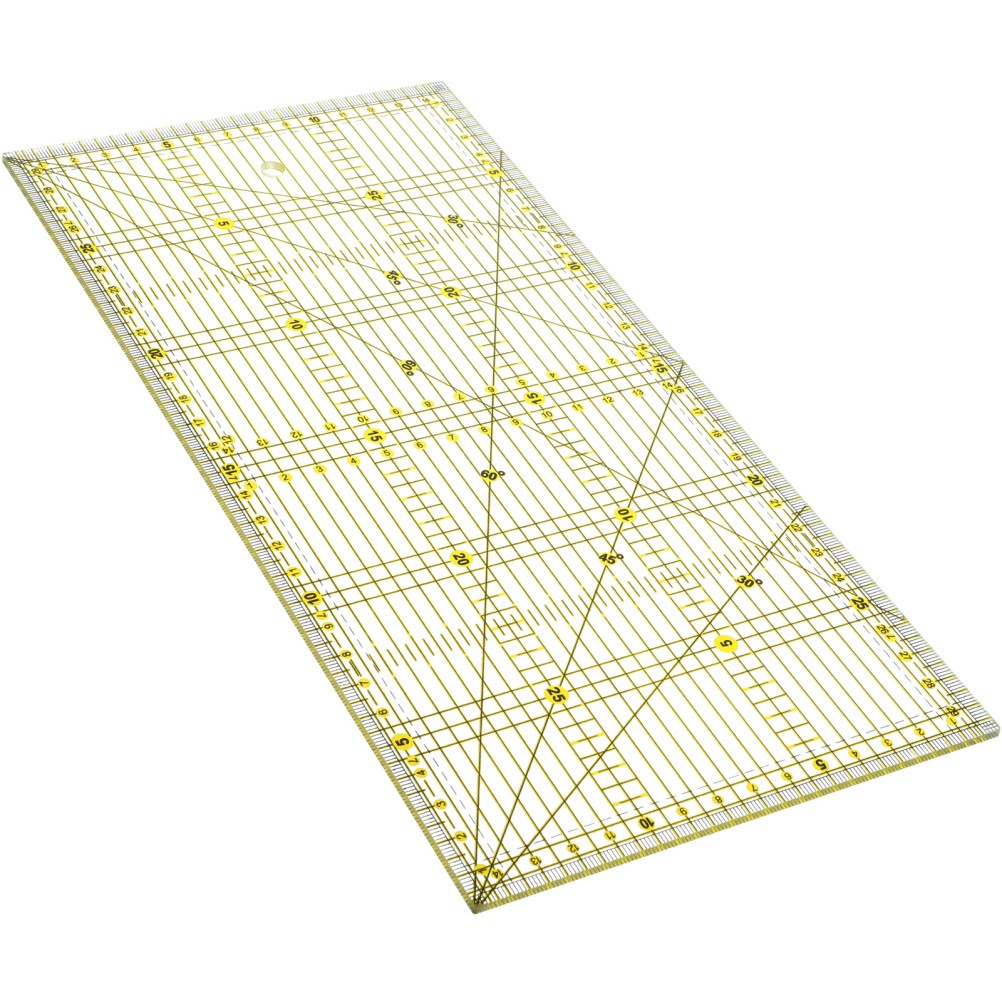 Quilters Ruler Slotted Quilting Sewing Tool Fabric Cutting