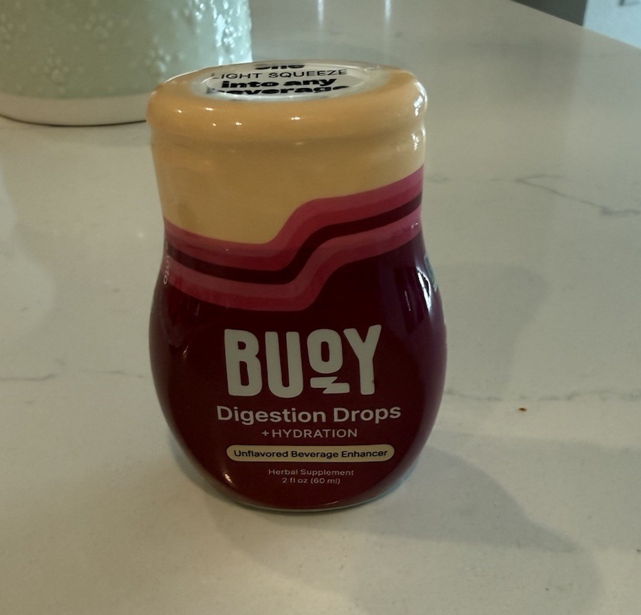 Buoy Digestion Drops + Hydration Unflavored Beverage Enhancer 40 Servings