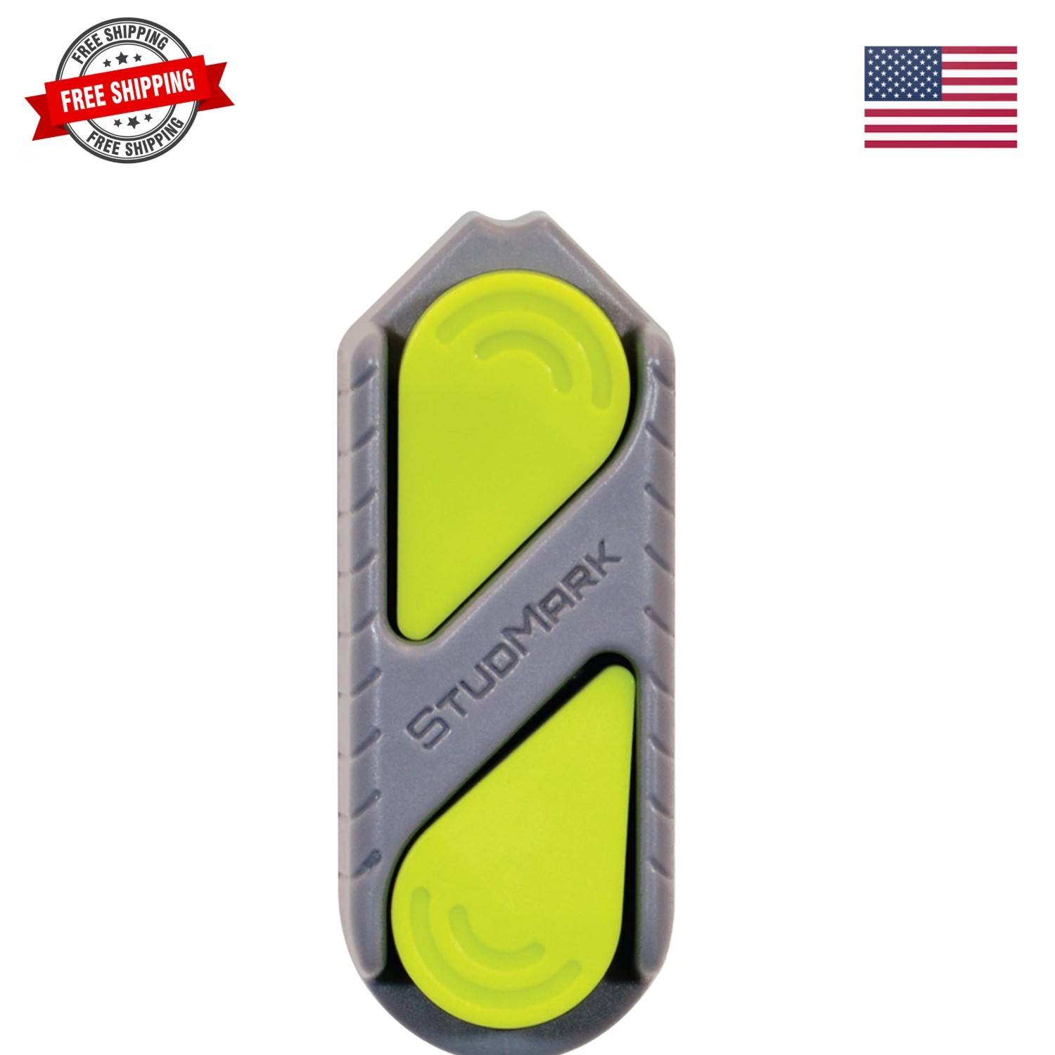 StudMark Magnetic Stud Finder with Markers | 2 Removable Magnet Markers, Find...