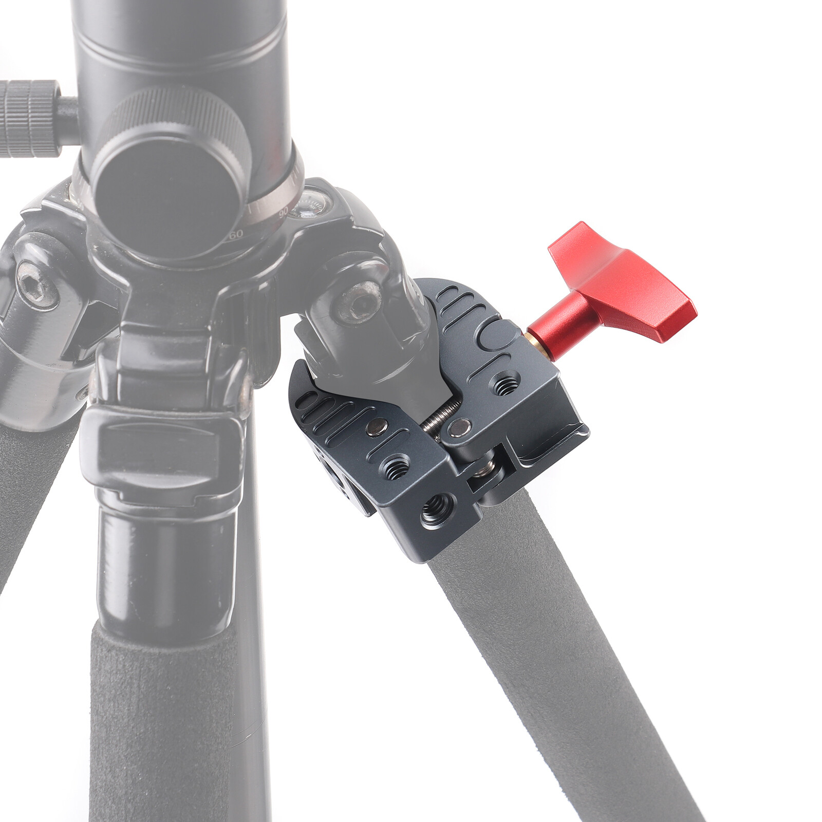 Super Clamp w/ Cold Shoe 1/4"-3/8" Screw for Camera Monitor LED Light Shooting
