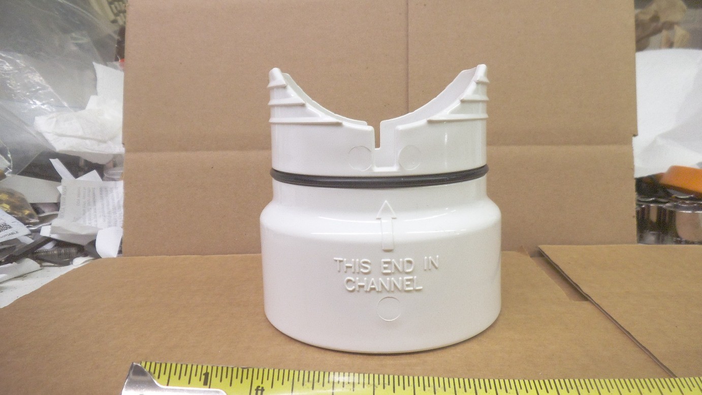 NDS bottom outlet adapter DS-126 with o-ring
