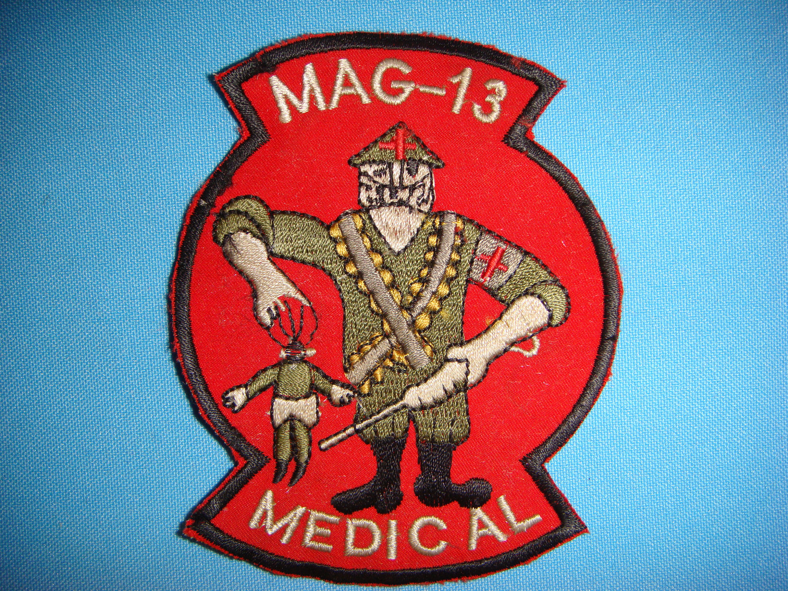 VIETNAM WAR PATCH, US MEDICAL MAG-13