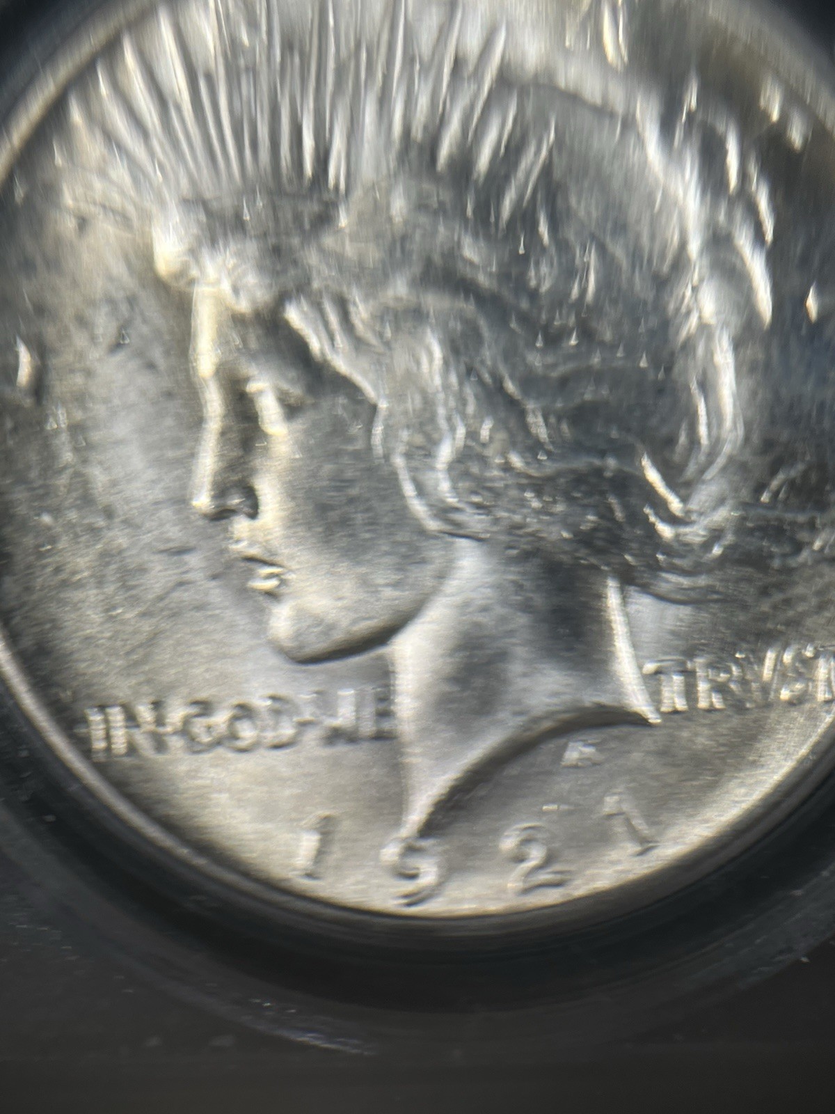 1921 $1 PCGS MS64 High Relief