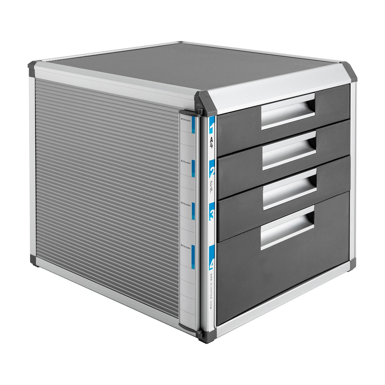 Locking Drawer Cabinet Desk Organizer - Home Office Desktop File Storage Box🔥