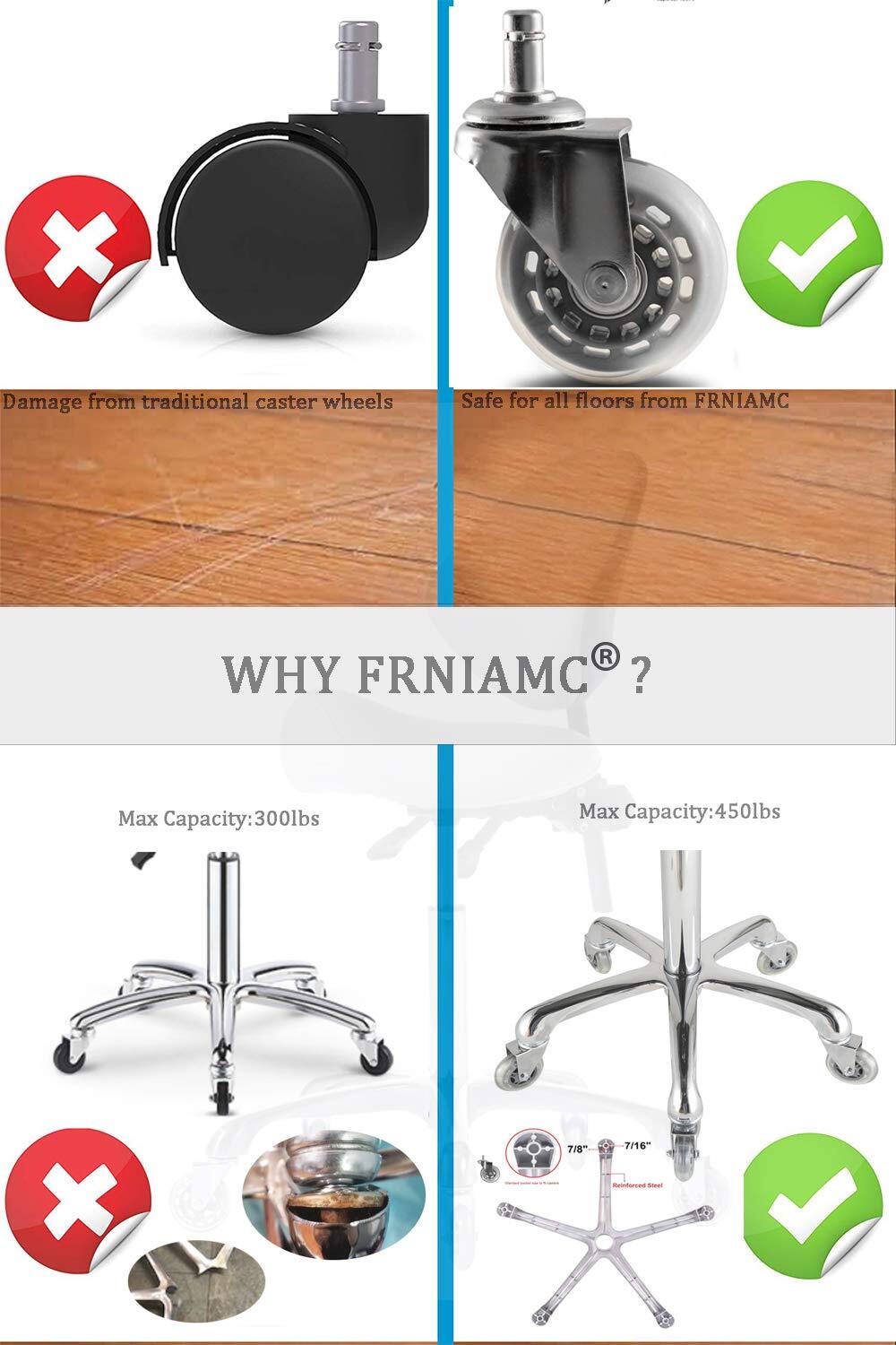 Professional Saddle Stool with Wheels Ergonomic Swivel Rolling Height Adjustable