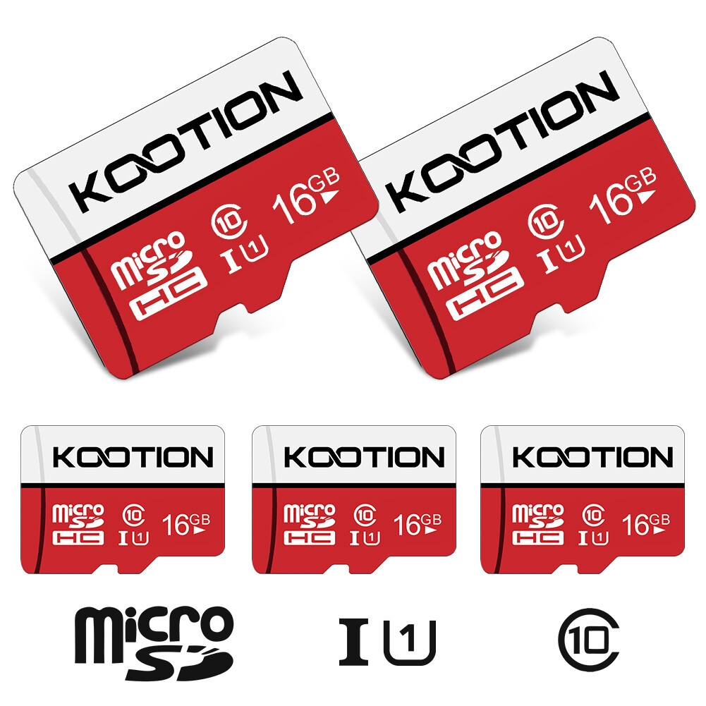 2X 16 GB Micro SD Cards Class 10 MicroSDHC Flash Memory Card