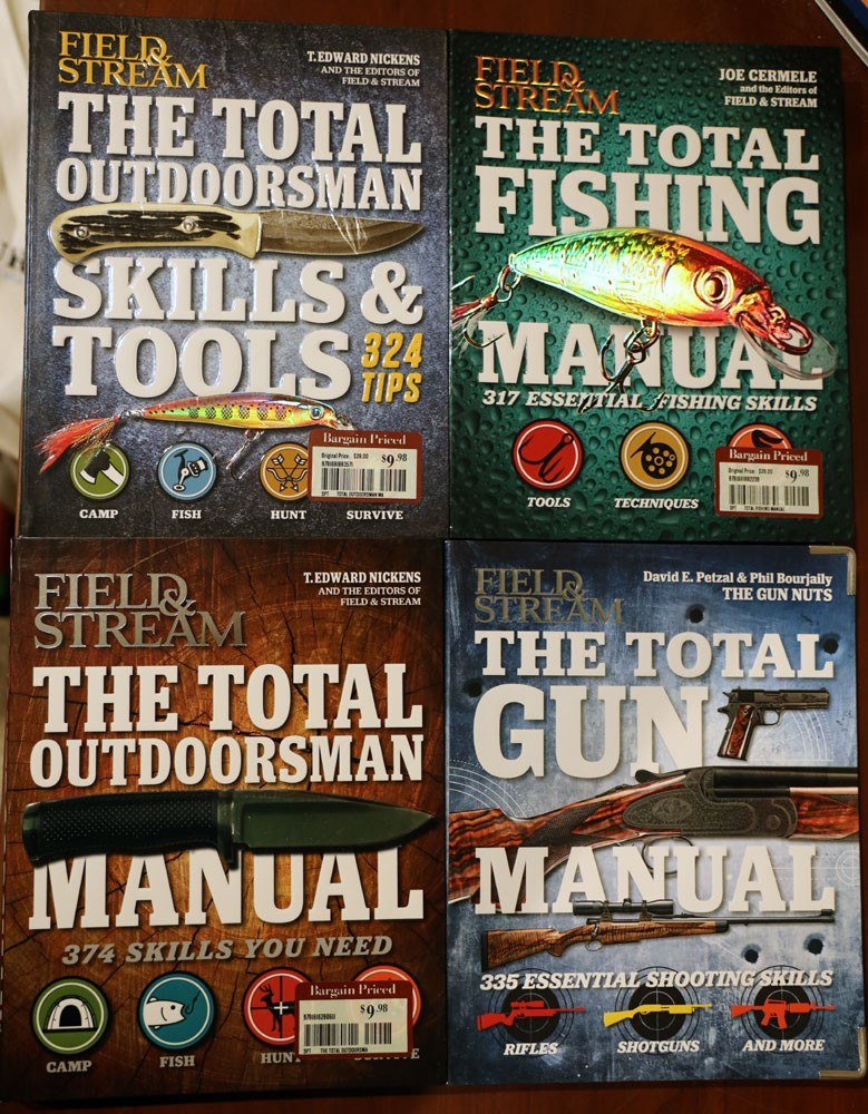 FIELD & STREAM Manual Lot Total Outdoorsman/Gun/Fishing/Skills & Tools SURVIVAL
