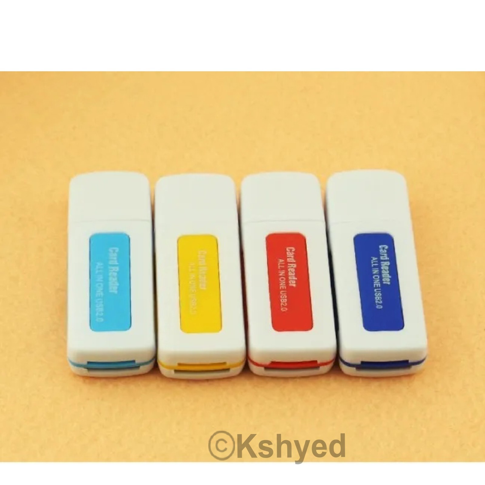 4 in 1 Memory Card Reader USB 2.0 Adapter Micro SD Card T-Flash MS M2 TF (2 Pk)