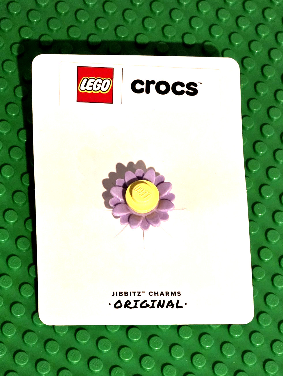 New! LEGO Crocs Jibbetz Charms: 4LW Purple Flower (10019740) ✨CAREFULLY SHIPPED
