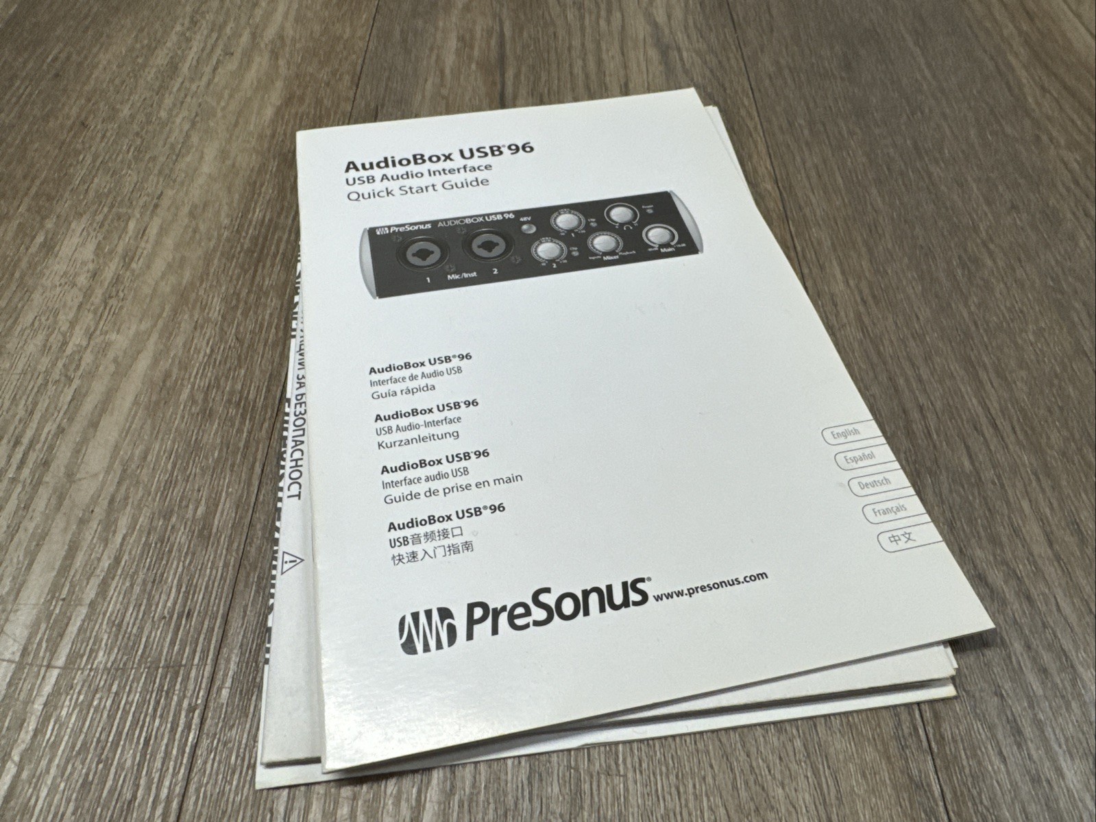 PreSonus AUDIOBOX USB96 USB 96 Audio Interface