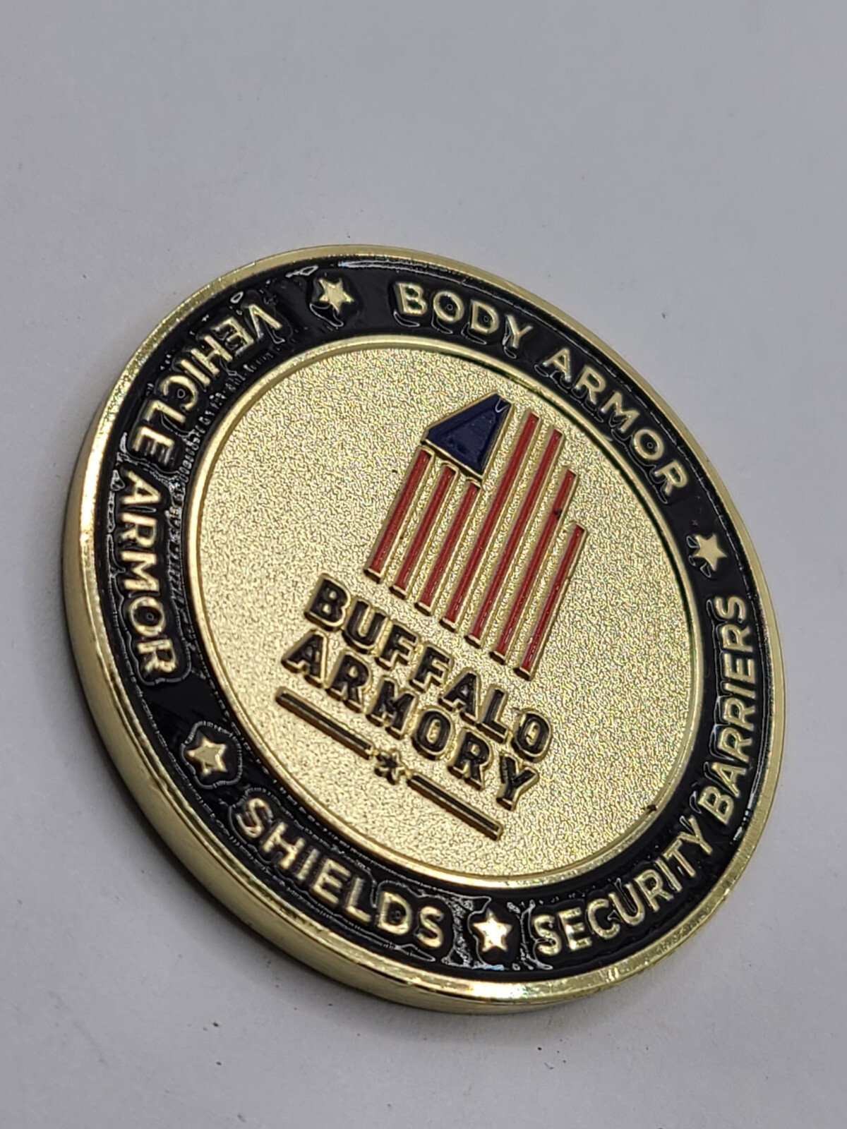 Buffalo Armor (Rifle Plates & Shields) Challenge Coin 1.75"