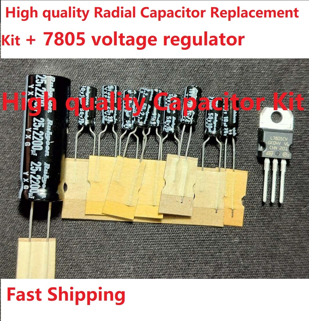 Super Nintendo Capacitor Replacement Kit / SNSP-CPU-01 and SNSP-CPU-02