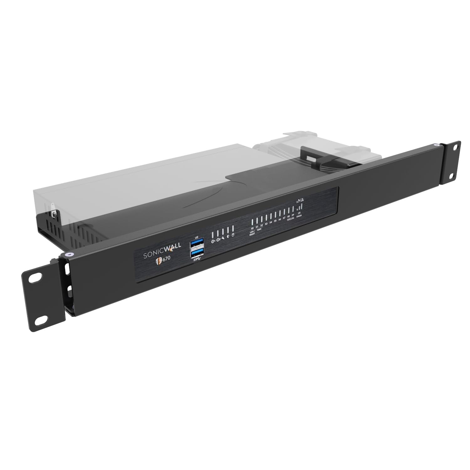 Mini Rack Mount Kit for SonicWall Firewall TZ570 TZ670 or Similar Size Device...