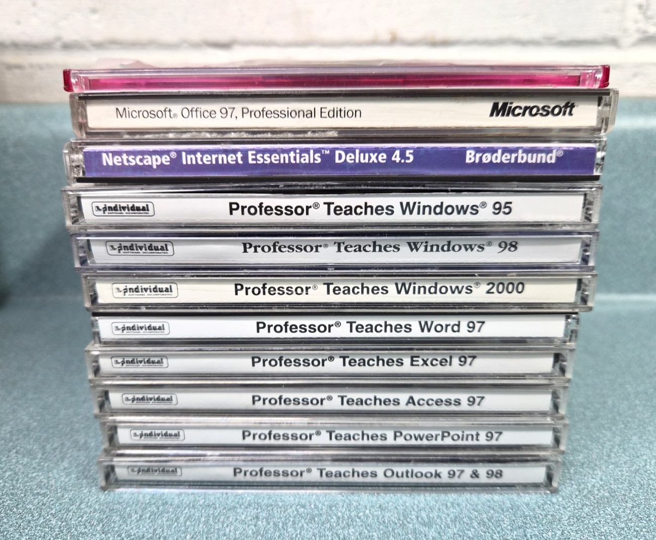 Microsoft Office 97 Pro Netscape Running Windows 98 CD Professor Teaches Lot