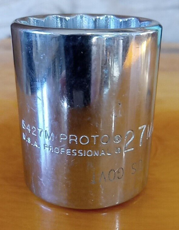 Proto USA 5427M 27MM 12 point socket 1/2” drive