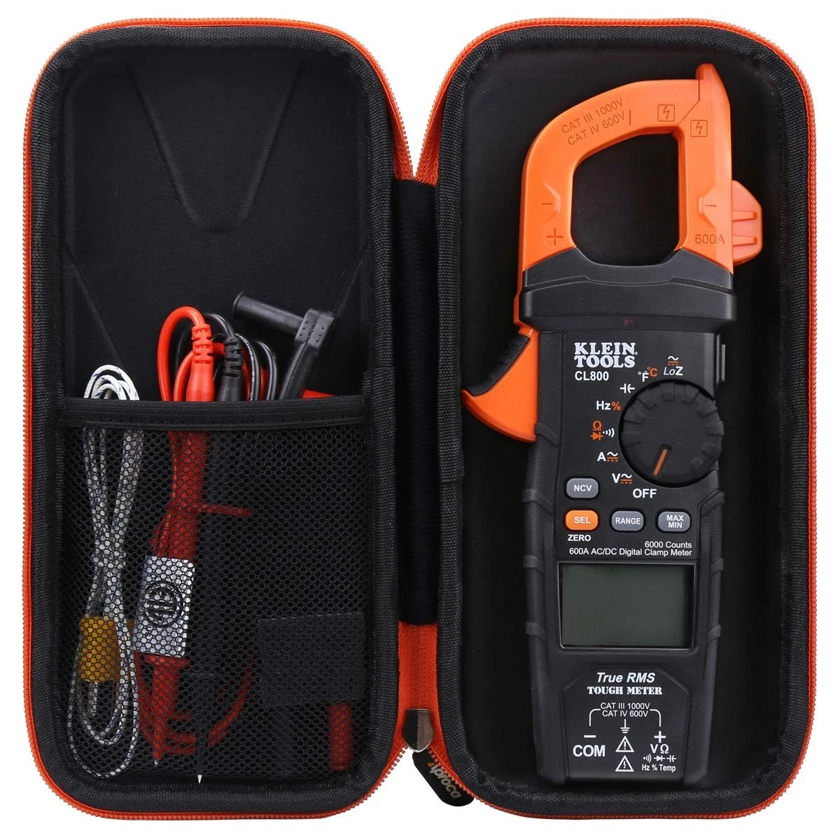 Hard Travel Storage Carrying Case for Klein Tools CL800 CL700 CL600 Digital Clam