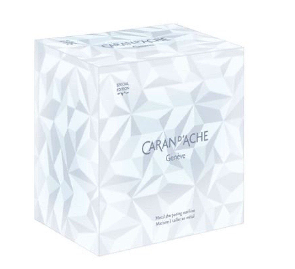 Caran D'ache Limited  Edition Alpine Frost Metal Pencil Sharpener MSRP $ 495.00