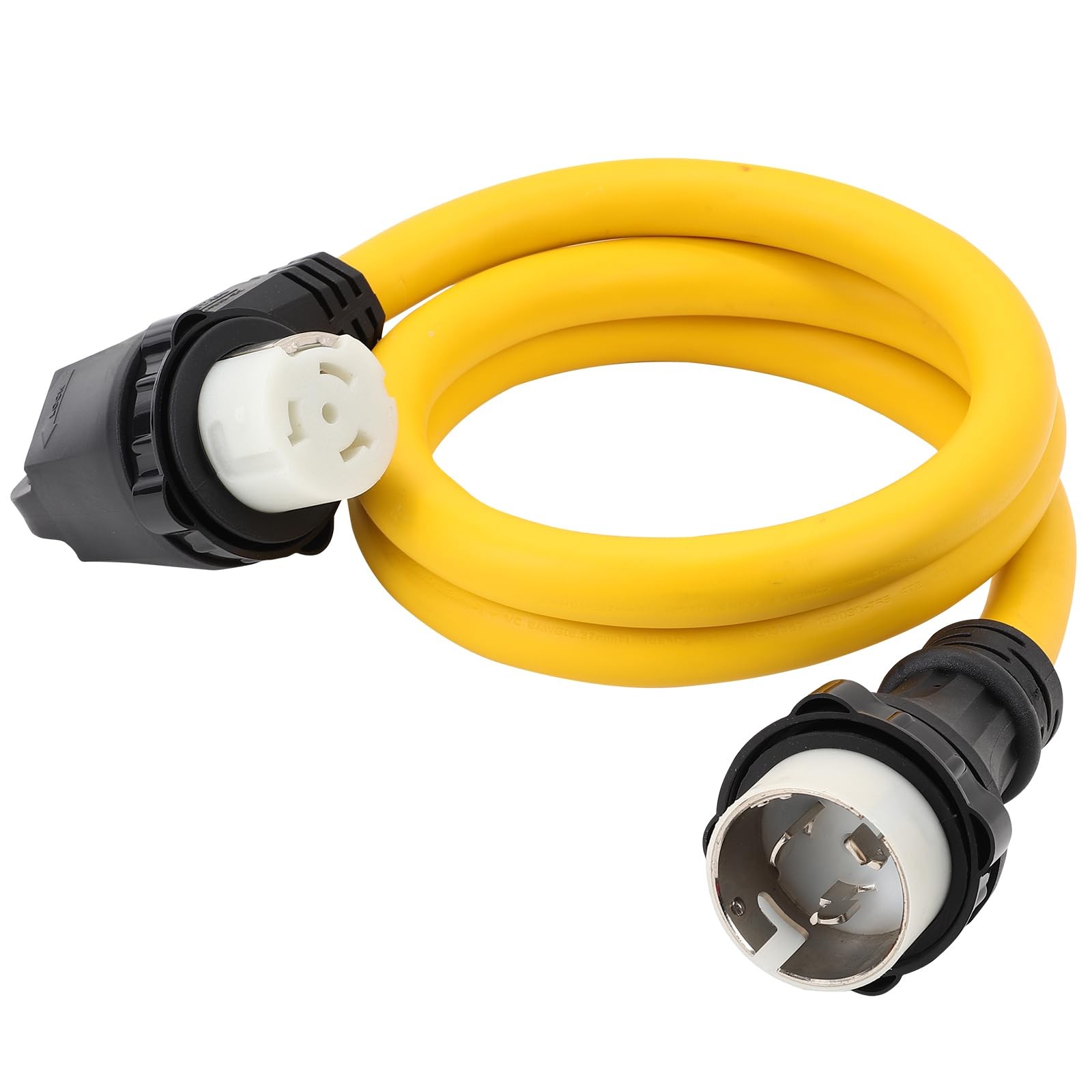 ONETAK SS2-50P to SS2-50R 6FT Right Angle 90 Degree 120V/240 50 Amp 4 Prong M...