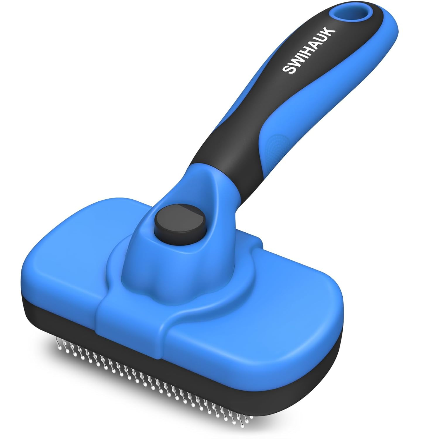 Self Cleaning Slicker Brush - Skin Friendly Deshedding Grooming Tool for Dogs &