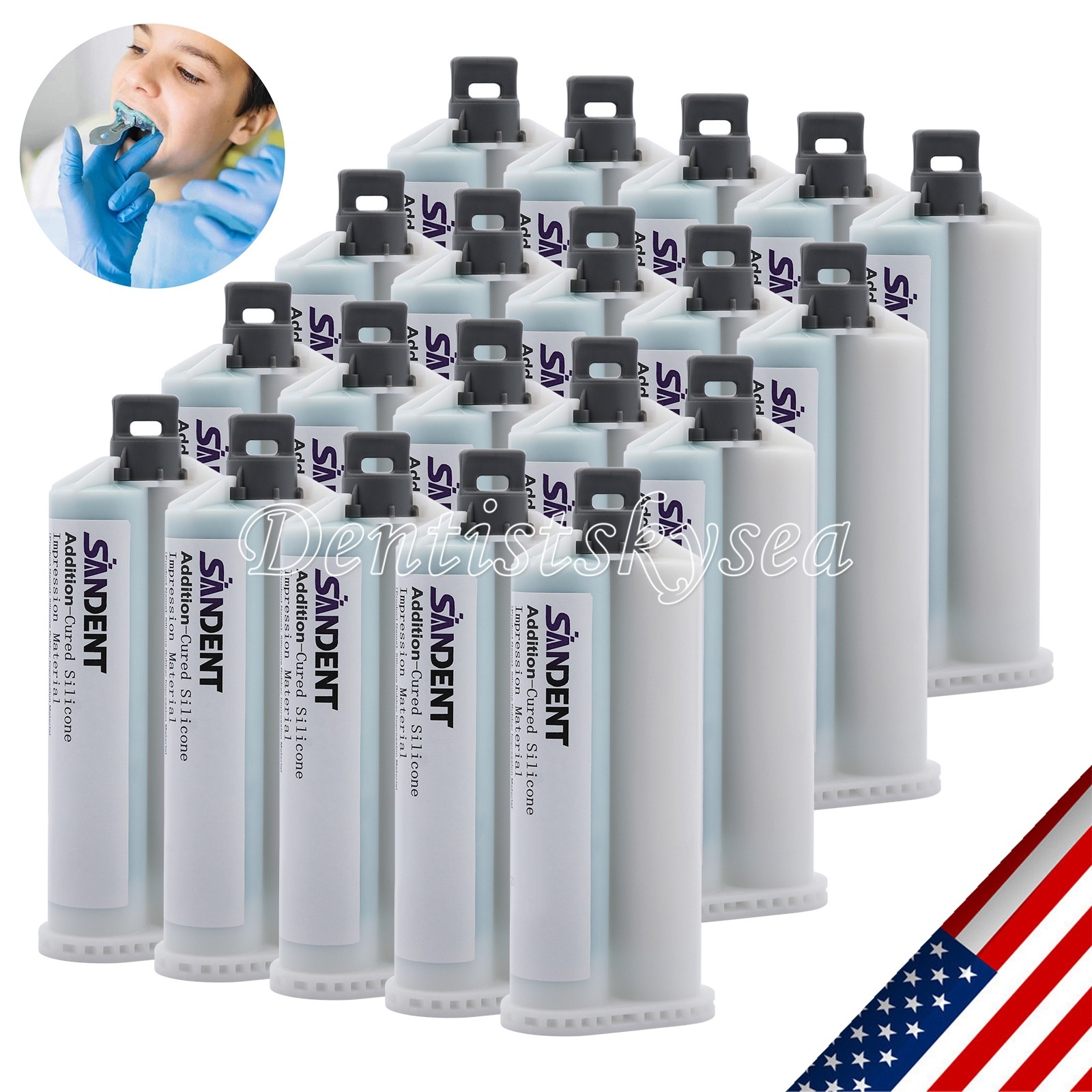 Dental Impression Material Heavy Body, Fast Set VPS PVS Molding 2x25ml