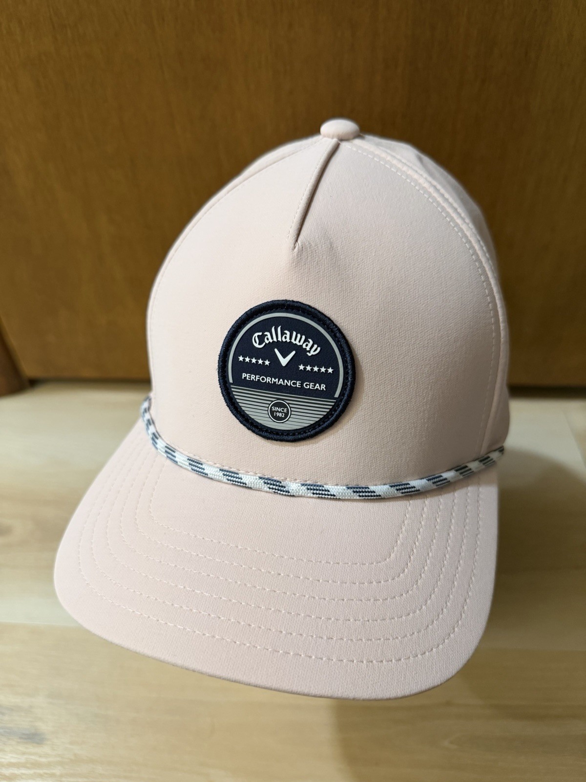 Callaway Golf Hat Mens Bogey Pink Pearl Tour  Performance Chorded Snapback Cap