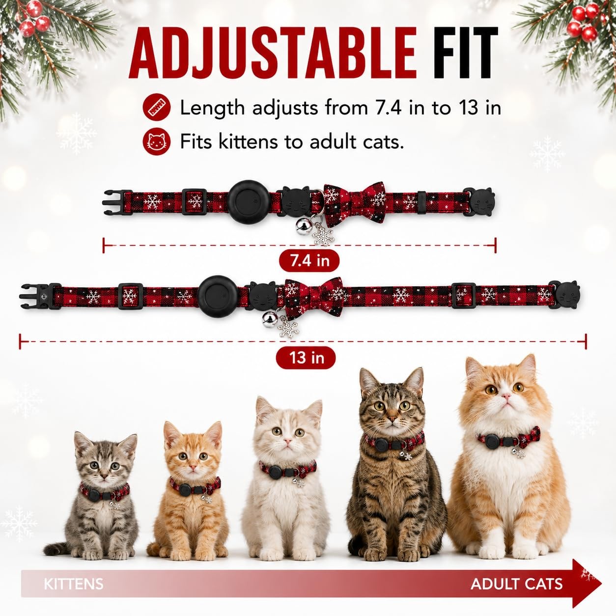 JNLIK Red Cat Tracker GPS Android No Subscription Waterproof