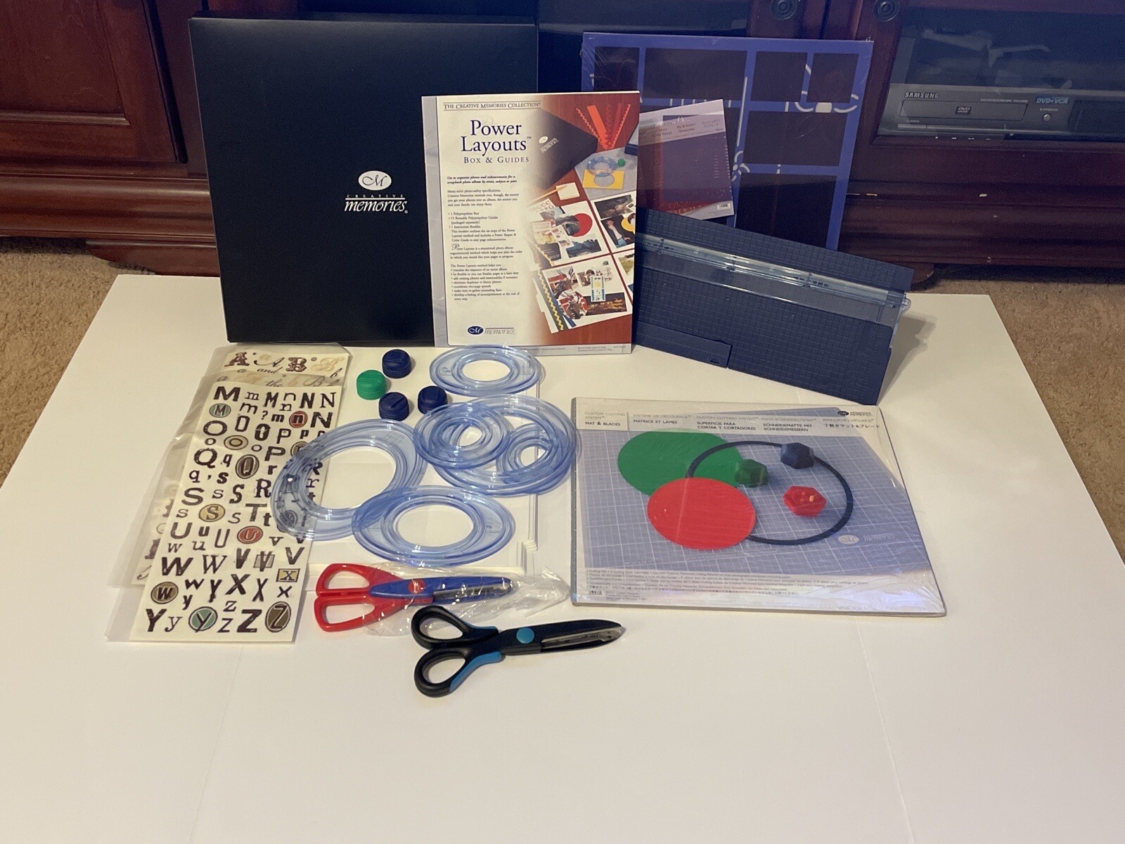 Creative Memories Custom Cutting System Power Layout Box Templates & Much More
