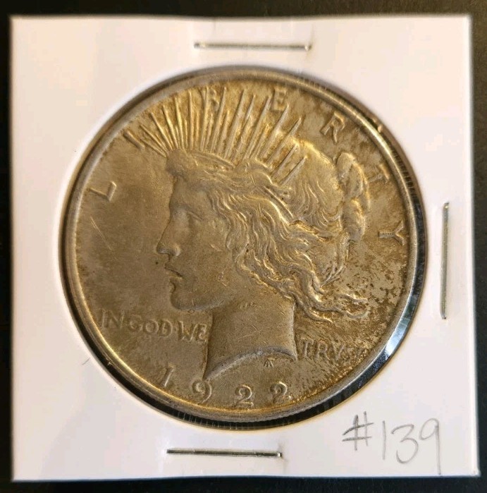 1922 USA Silver Peace Dollar VF-25 #139