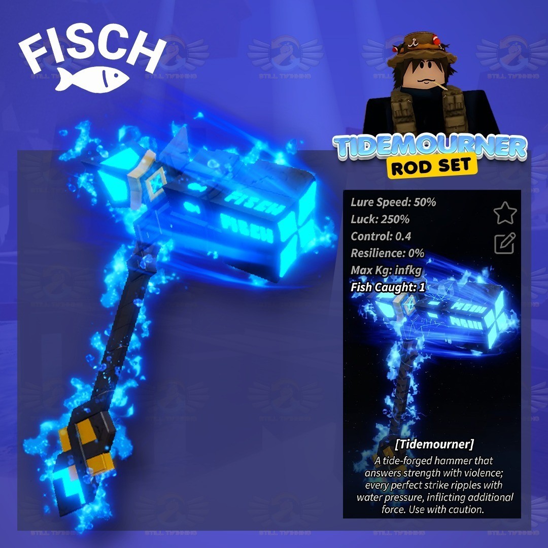 Tidemourner Rod Set - Fisch