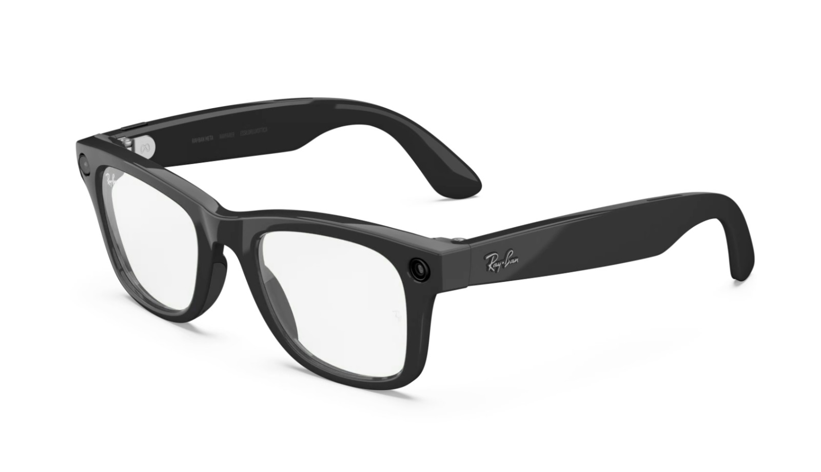 Ray-Ban Meta Wayfarer (GEN 2) Glasses Shiny Black Transition Lens LARGE RW4012