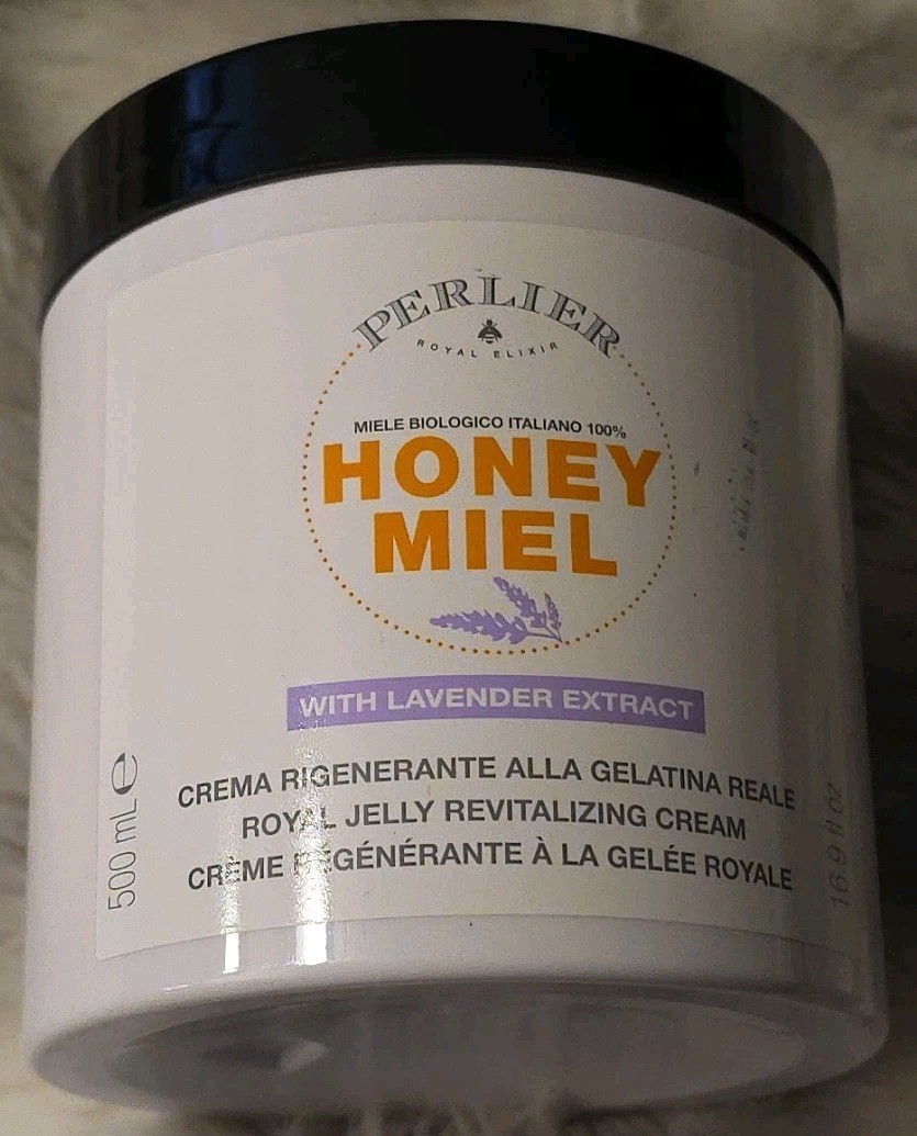 NEW Perlier Honey Miel w\Lavender Extract Royal Jelly Revitalizing Cream 16.9oz