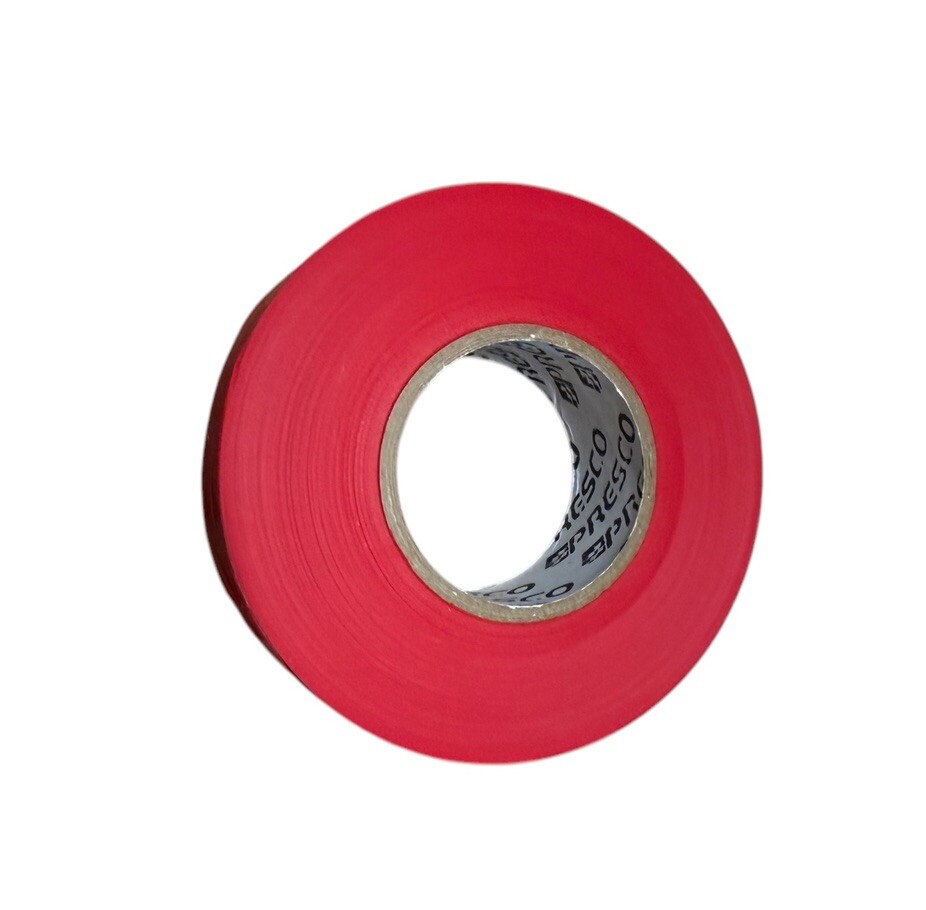 Presco Red Flagging Tape Ribbon 1-3/16” X 300’ Box Of 12 New