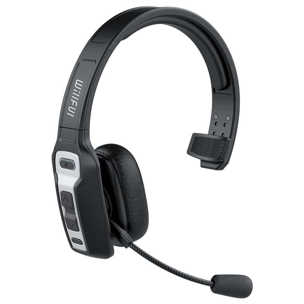 Trucker Wireless Bluetooth Headset with Mic Mute Key Noise Cancelling Headset