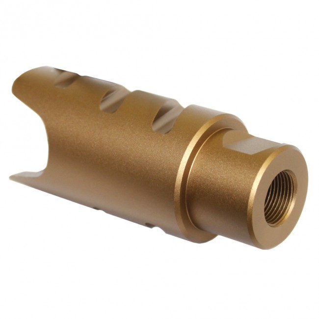 G&G Armament Airsoft Sound Amplifier Barrel Extension 14mm CCW TAN G-02-100-1