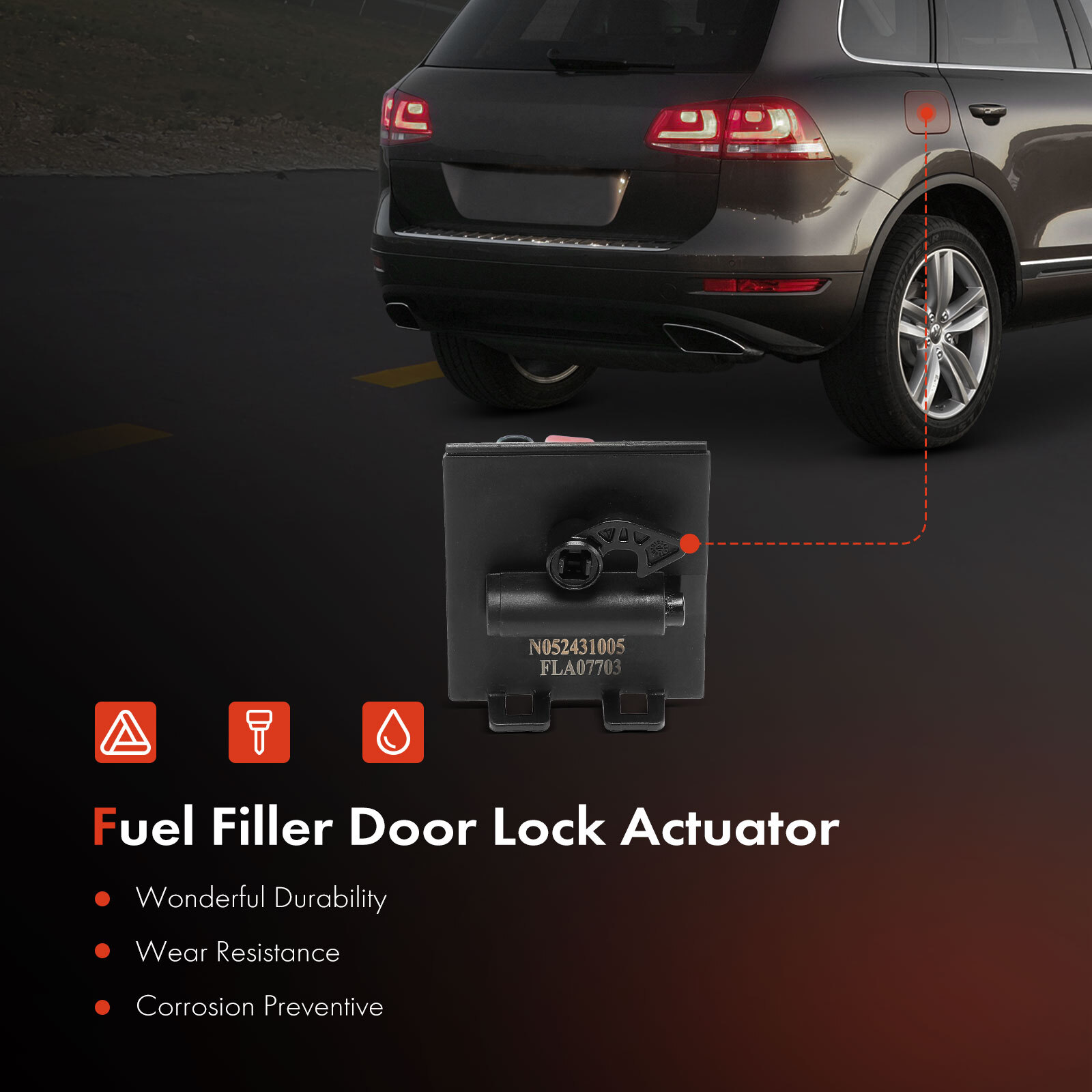 Fuel Flap Lock Actuator for MERCEDES-BENZ C-Class E-Class GLE GLC S-Class CLA