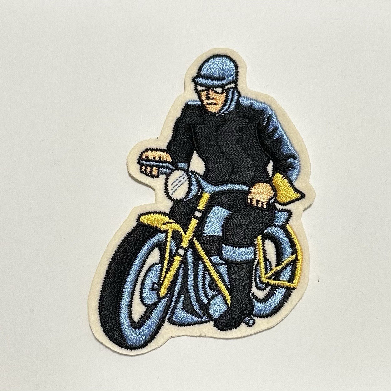 NOS Vintage Motorcycle Rider Patch Large Biker Club Jacket Harley New Old Stock
