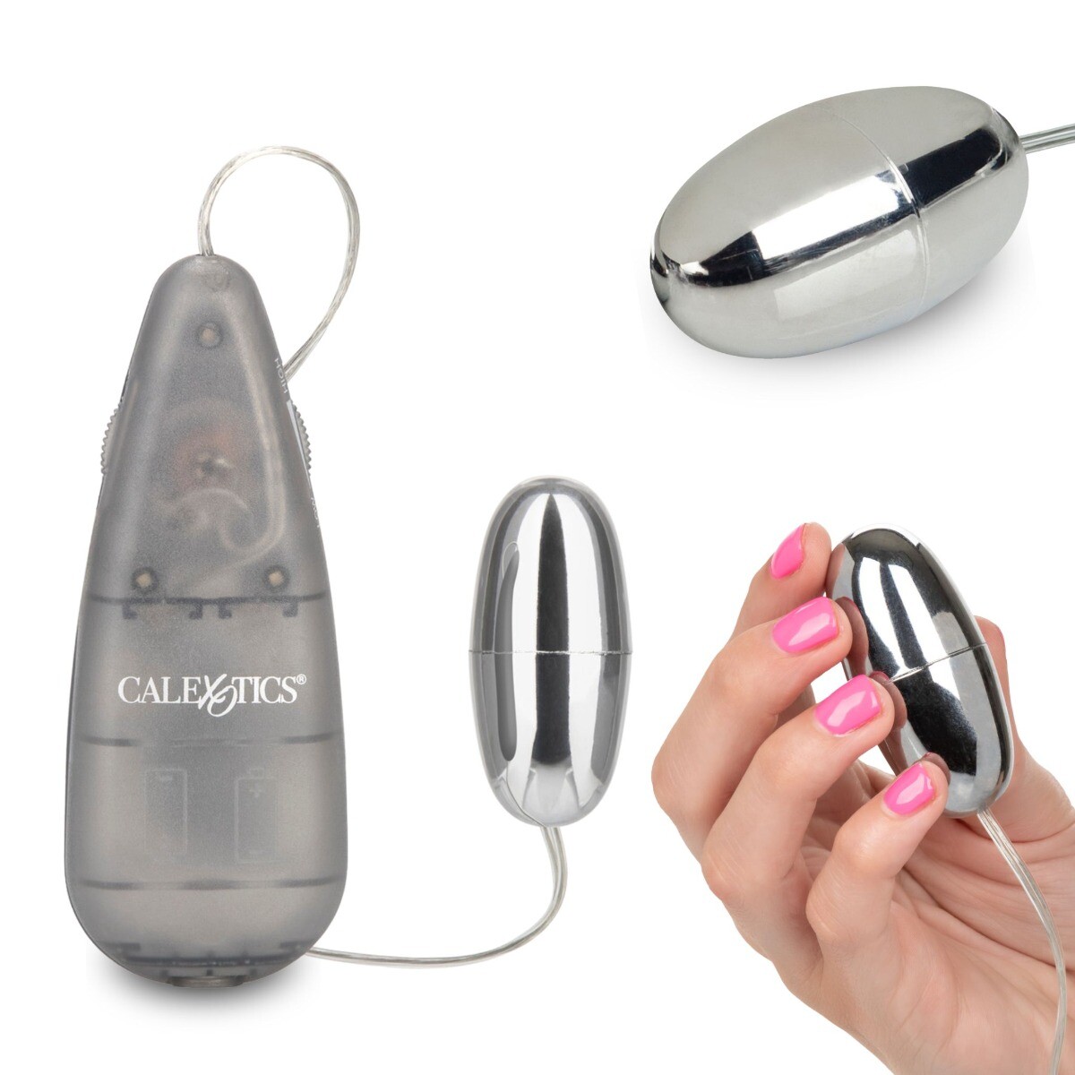 Vibrating Silver Bullet Egg Clit Vaginal Anal Nipple Vibrator Sex Toy for Women