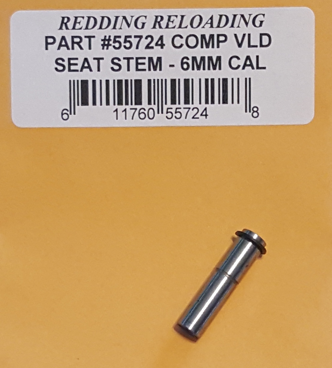 55724 REDDING VLD COMPETITION SEATING DIE STEM - 6MM CAL - NEW - FREE SHIP