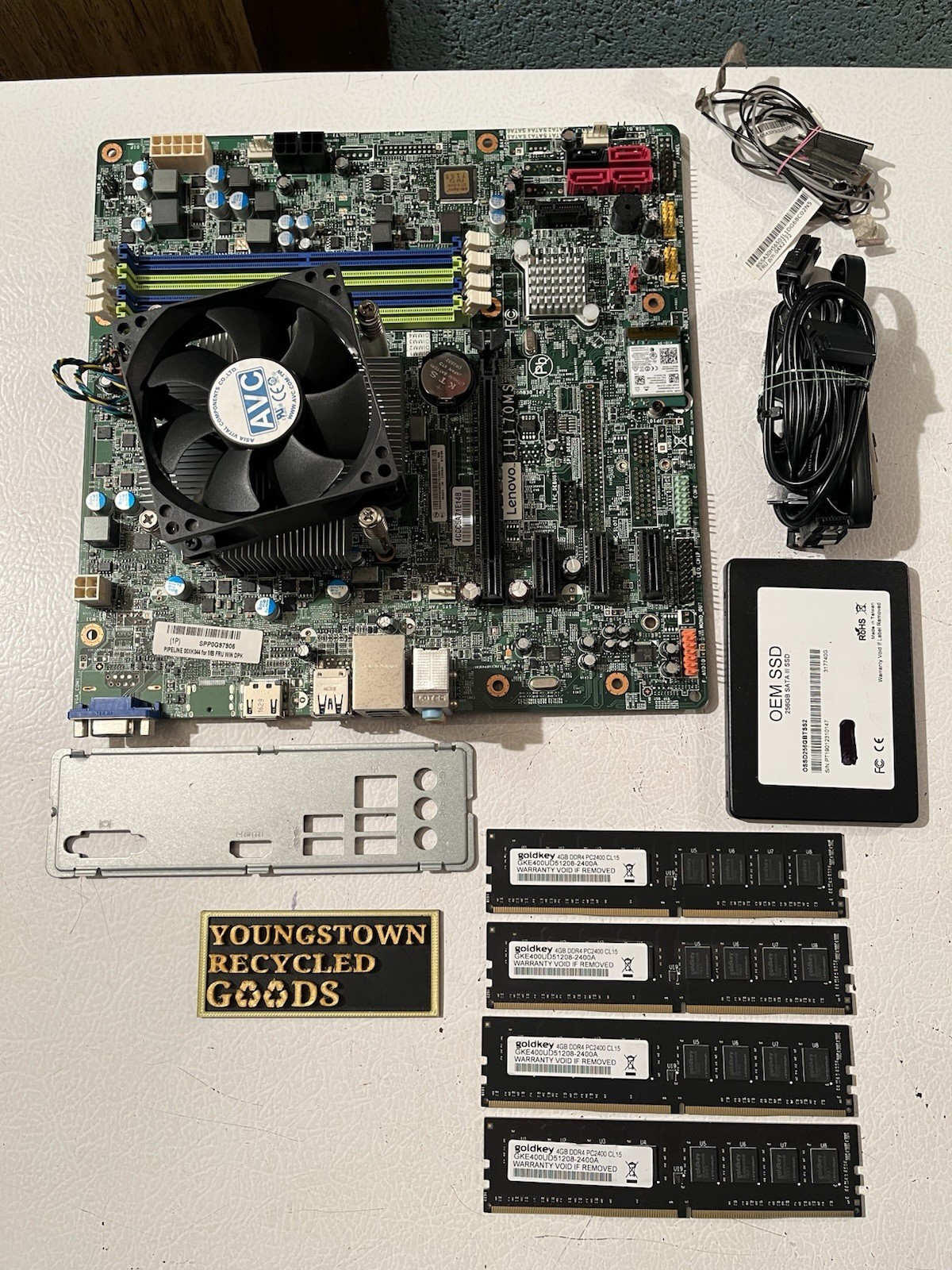 LENOVO IDEACENTRE 710 IH170MS MOBO INTEL i5-6400 CPU 16GB RAM 256GB SSD W11 WIFI