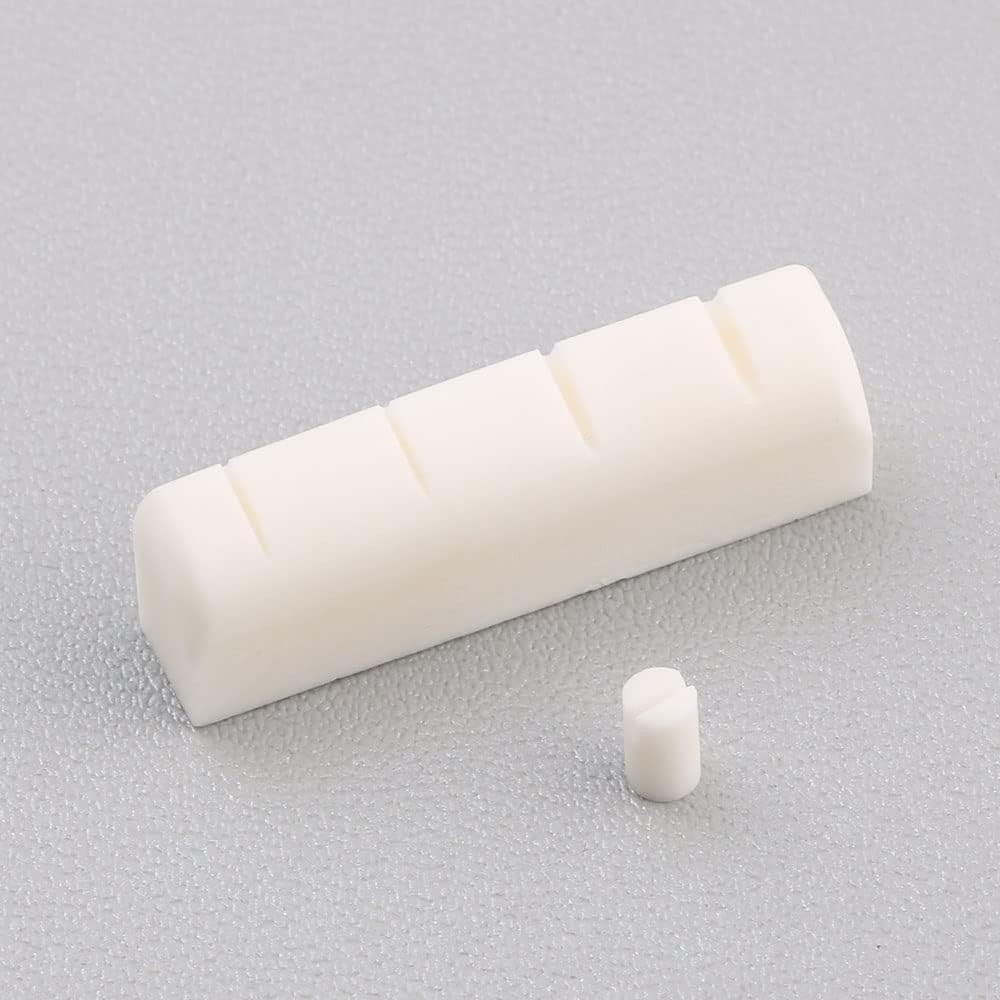 Bone banjo top nut & 5th string for 5