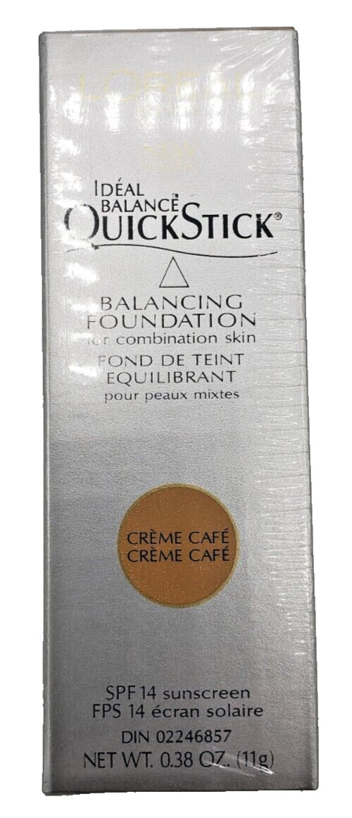 NEW L'Oréal Ideal Balance QuickStick Balancing Foundation-334 CREME CAFE