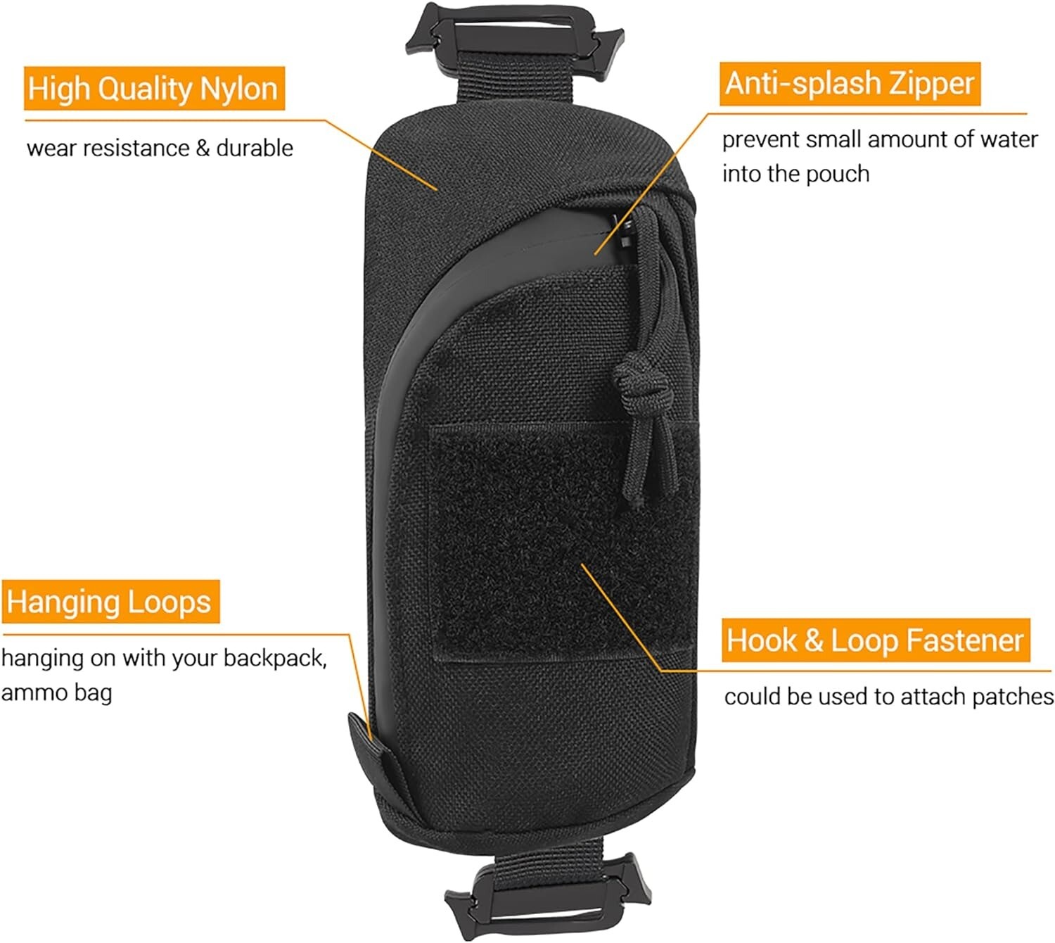 Tactical Backpack Shoulder Strap Accessory Pouch Military EDC Utility Tool Pack