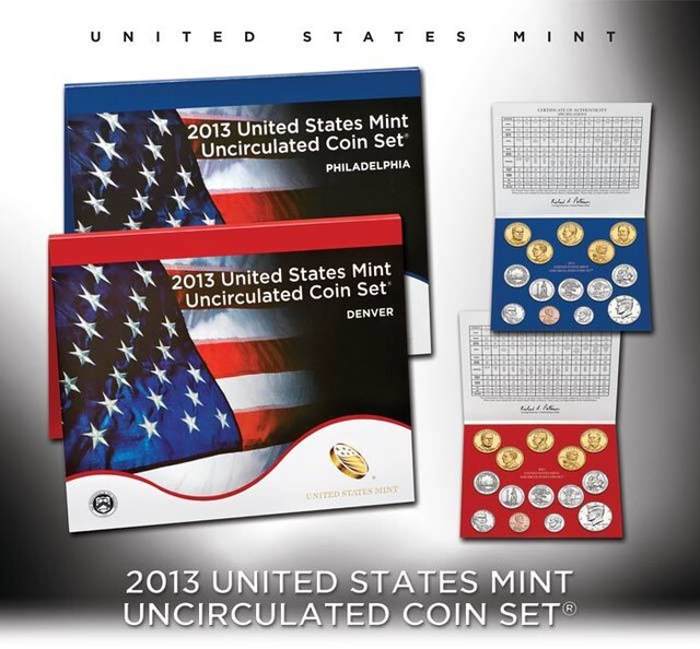 2013 U.S. Mint Uncirculated Set in Original Sealed Packaging U13 Free Shipping