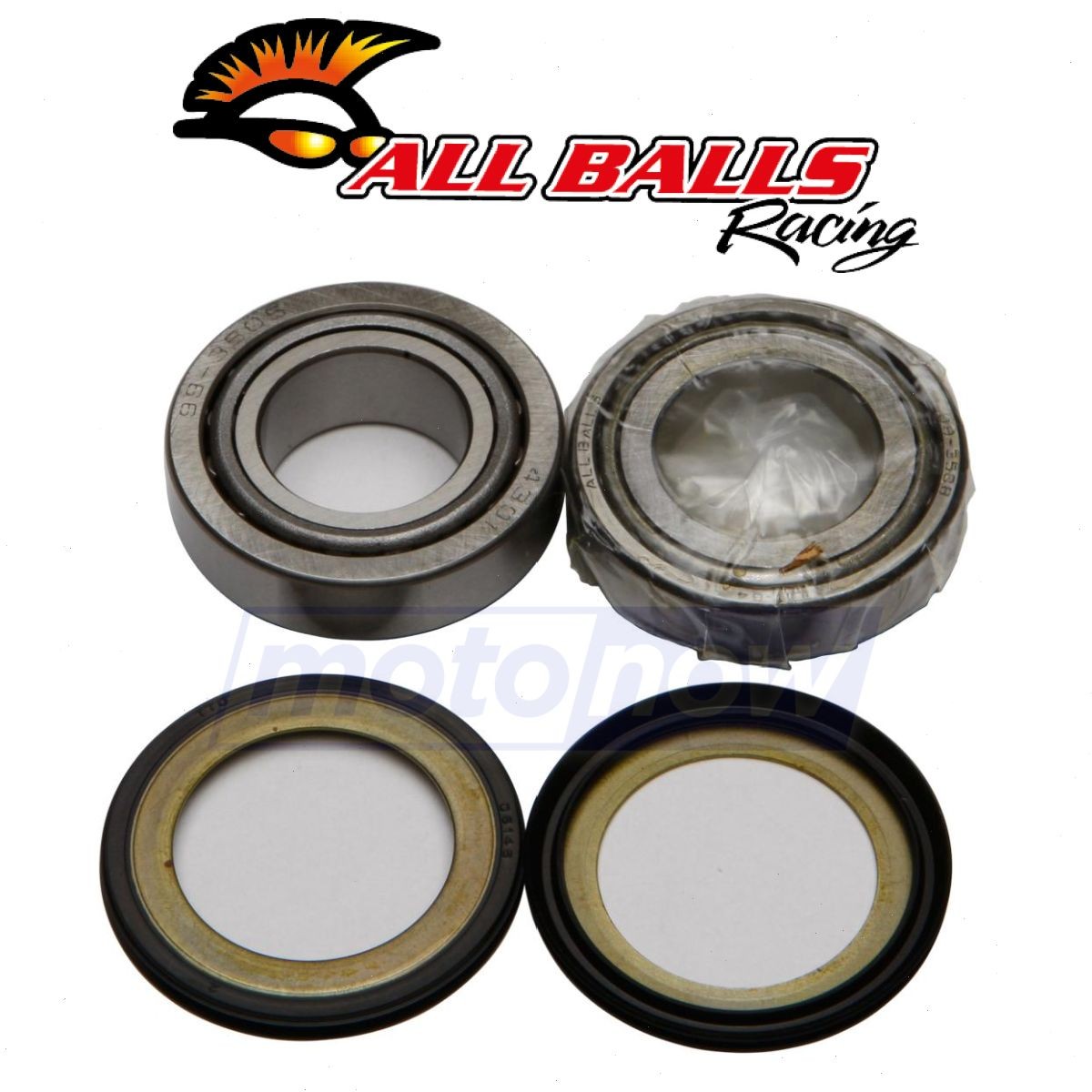 All Balls Steering Stem Bearing Kit for 1976-1977 Suzuki GT500 - Control ym