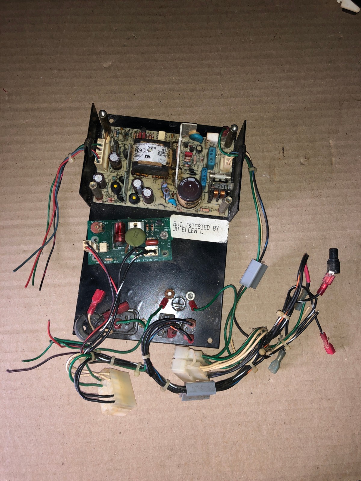 ARACHNID DART POWER SUPPLY WITH WIRE HARNESS ARCADE DARTS ###