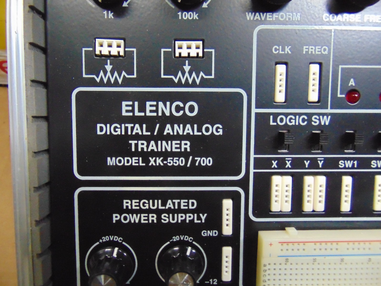 Elenco Electronics XK-700 Digital/Analog Trainer Electrician Training Tool Box