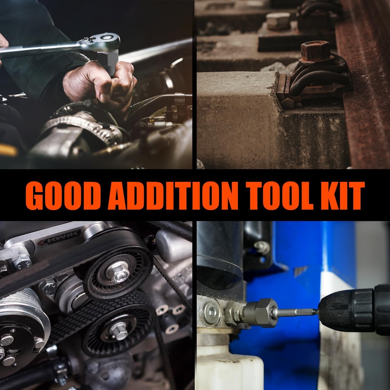 26Pcs Bolt Extractor Kit, Left Hand Drill Bit, Heavy Duty Tool Set