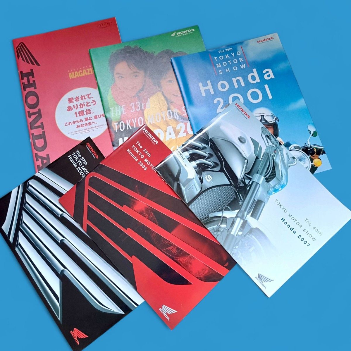 Honda motorcycle Tokyo Motor Show catalog set