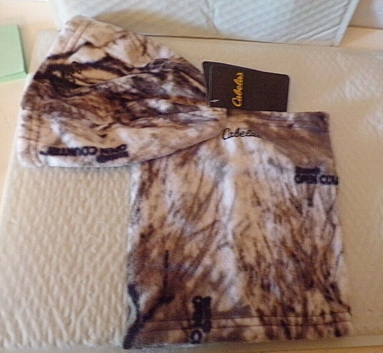CABELAS ORIGINAL FLEECE BEANIE GAITER COMBO OPEN COUNTRY WINTER SNOW