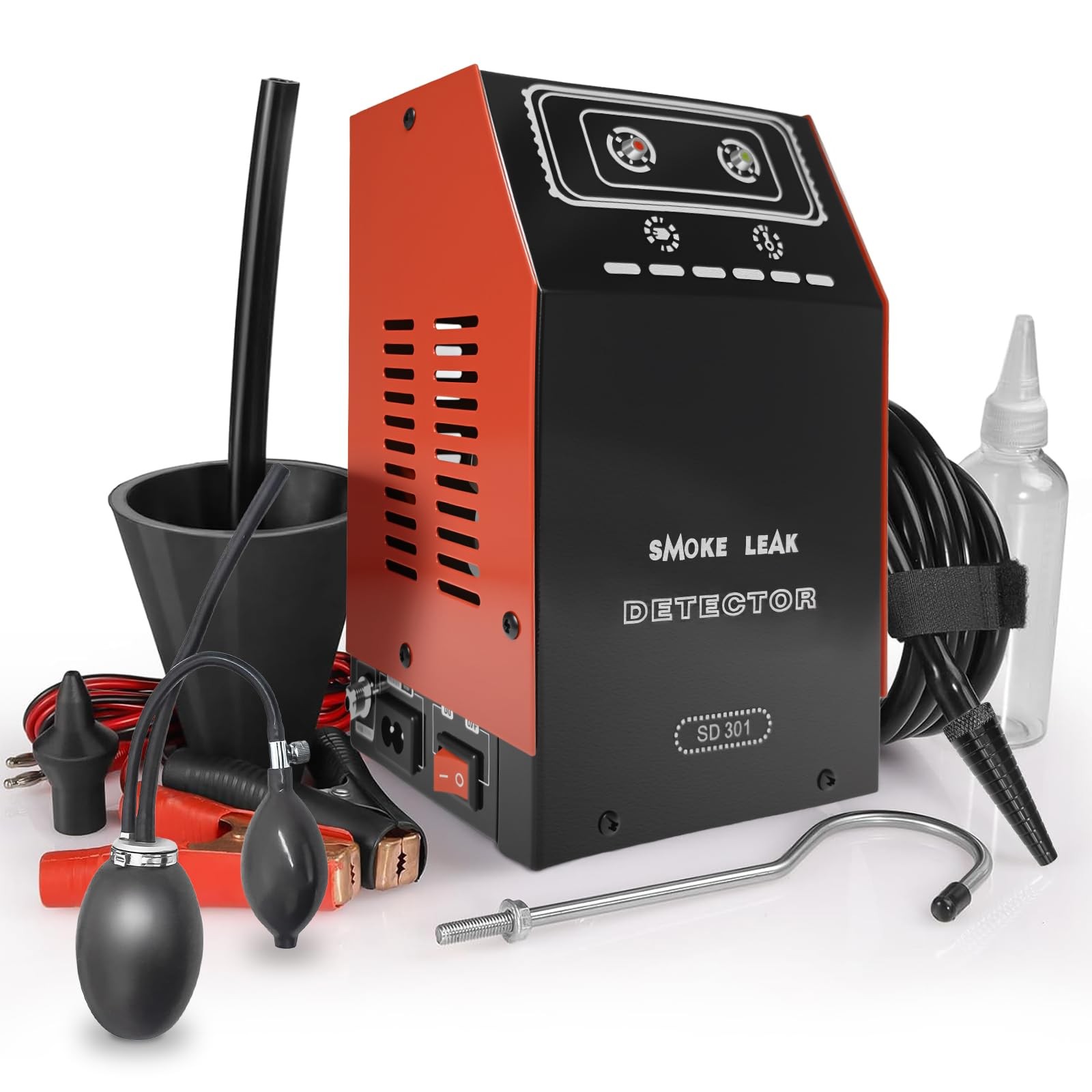 Smoke Machine Automotive Leak Detector with Built-in Air Pump, Auto Emission ...